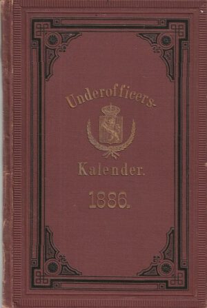 bokforside Underofficerskalender 1886