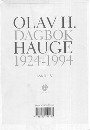 bokomslag Olav H Hauge Dagbok 1924 1994 Bind 1 5
