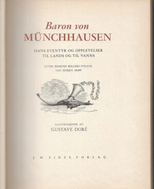 forsatsblad Baron Von Munchhausen, Hans Eventyr Og Opplevelser