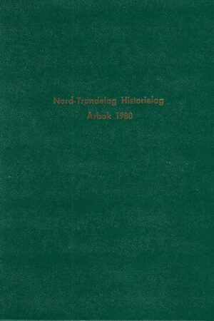 bokforside Nord Troendelag Historielag Aarbok 1980