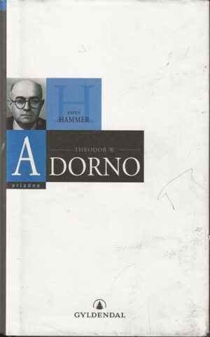 bokforside Theodore W. Adorno, Espen Hammer