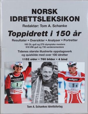 bokforside Norsk idrettsleksikon. Toppidrett i 150 år