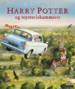 bokforside Harry Potter Og Mysteriekammeret, Illustrert