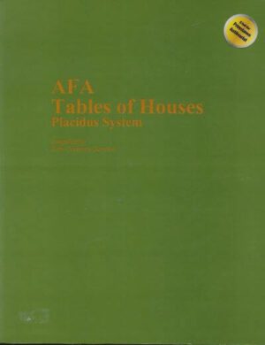 bokforside AFA. Tables of Houses