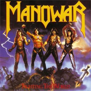 platecover Manowar, Fighting The World , Vinyl