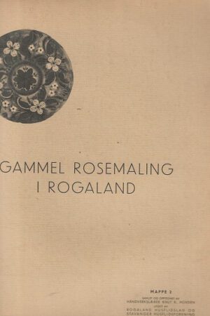 mappeomslag Gammel rosemaling i Rogaland. Mappe 2
