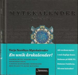 bokforside Mytekalender For Hele Aaret, Terje Nordby