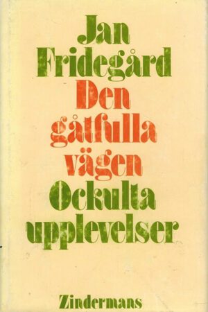 bokkomslag Den gåtfulla vägen, Jan Fridegård