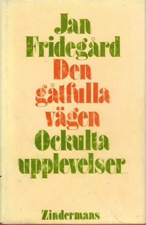 bokkomslag Den gåtfulla vägen, Jan Fridegård