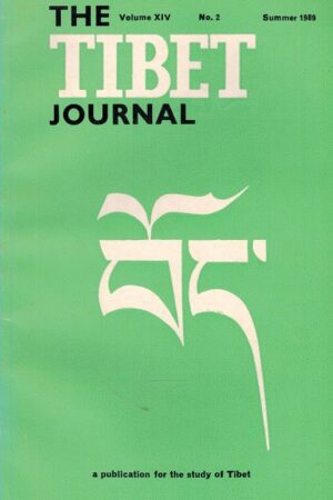 forside The Tibet Journal Volume X1V , No. 2,  Summer 1989