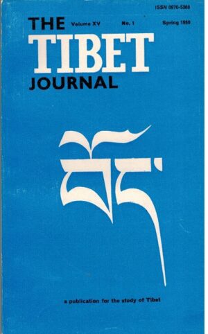 forside The Tibet Journal Volume XV , No. 1,  Spring 1990