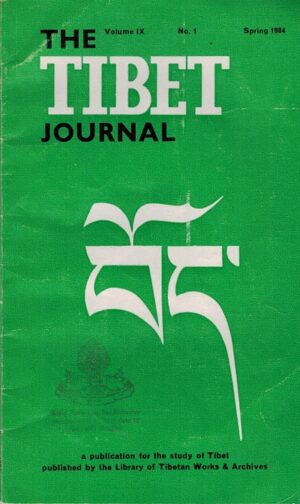 forside The Tibet Journal Volime 1X No 1. Spring 1084
