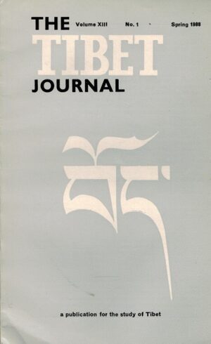 forside Volume X111 , No. 1,  Spring 1988