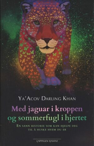 bokforside Med Jaguar I Kroppen Og Sommerfugler I Hjertet