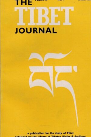 forside The Tibet Journal Vol 1X No 4 Winter 1984