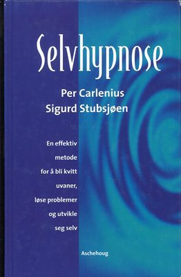 bokforside, Selvhypnose, Per Carlenius, Sigurd Stubsjøen