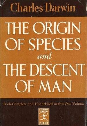 Bokomslag - The origin of species and the descent of man