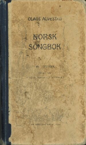 bokomslag Norsk Songbok , Olaus Alvestad, 1905