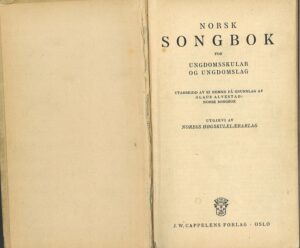 tittelblad , Olaus Alvestad, Norsk Songbok, 1905