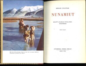 foto av Nunamiut, tittelblad, Helge Ingstad