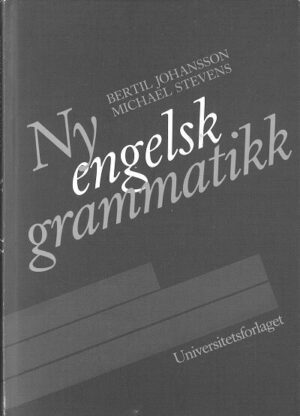 bokforside Ny Engelsk Gramatikk, Bertil Johansson