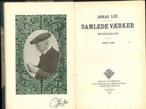 bilde Forsatsblad, Jonas Lie Samlede Vaerker 1908