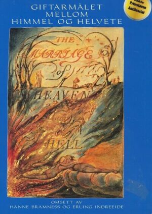 bokforside William Blake, Giftarmaalet Mellom Himmel Og Helvete