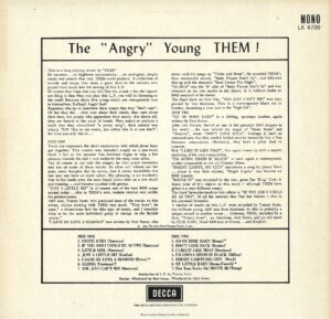 baksidecover Them, Angry Young Them, , Vinyl