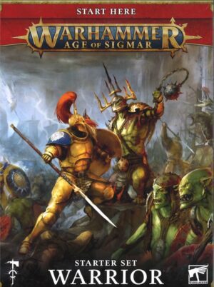 forsidebilde boks Warhammer Age of Sigmar, starter set - warrior