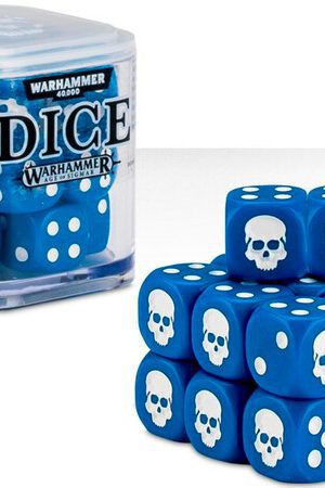 produktbilde Warhammer Dice_Cube_Blue_- 20 stk terninger