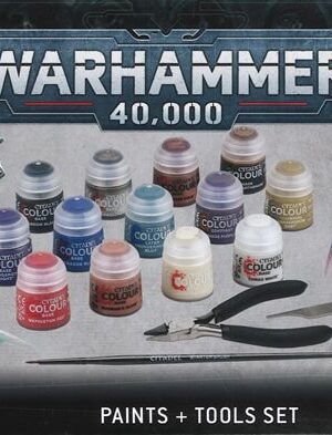 produktbilde Warhammer 40000, Paints + tools set