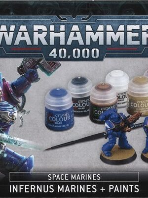 produkt bilde Warhammer 40,000 -Space Marines- Infernus Marines + Paint