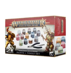 produktbilde Warhammer Age of Sigmar, Paint + Tools Set