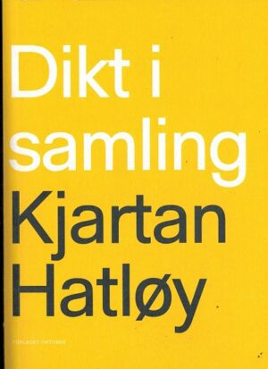 bokforside dikt i samling, kjartan hatloey