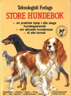 bokforside teknologisk forlags store hundebok