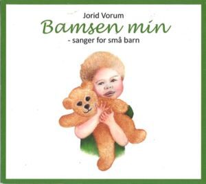 forsidecover CD bamsen min, sanger for saa barn,