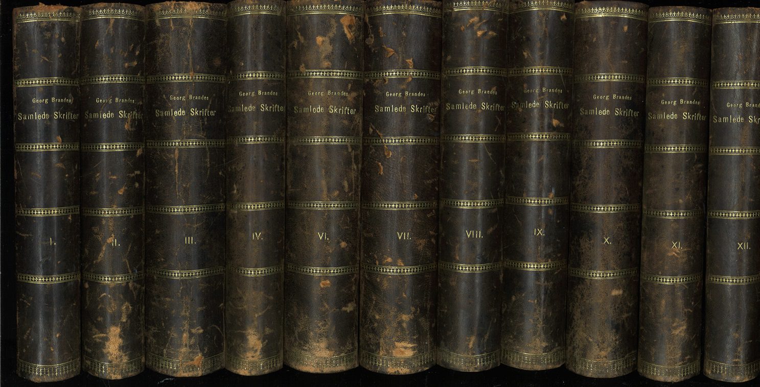 bokserie samlede skrifter, georg brandes