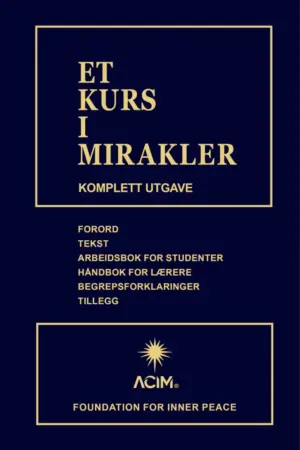 bokforside et kurs i mirakler - norsk