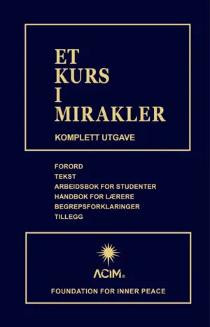 bokforside et kurs i mirakler - norsk