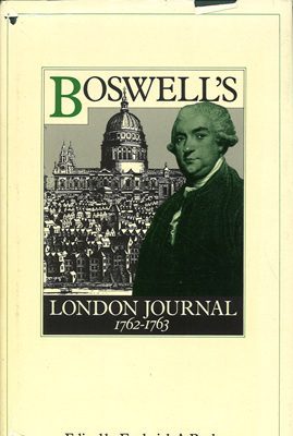 bokomslag,Boswell's London Journal 1762-1763