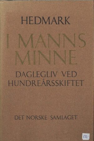 Bokforside Hedmark I manns minne