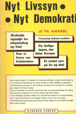 bokforside, Nyt Livssyn - Nyt Demokrati, Th. Hækbøl