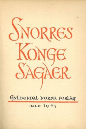 bokforside, Snorres Kongesagaer